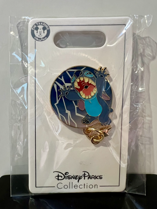 Stitch Lightning Crash Disney Parks Pin