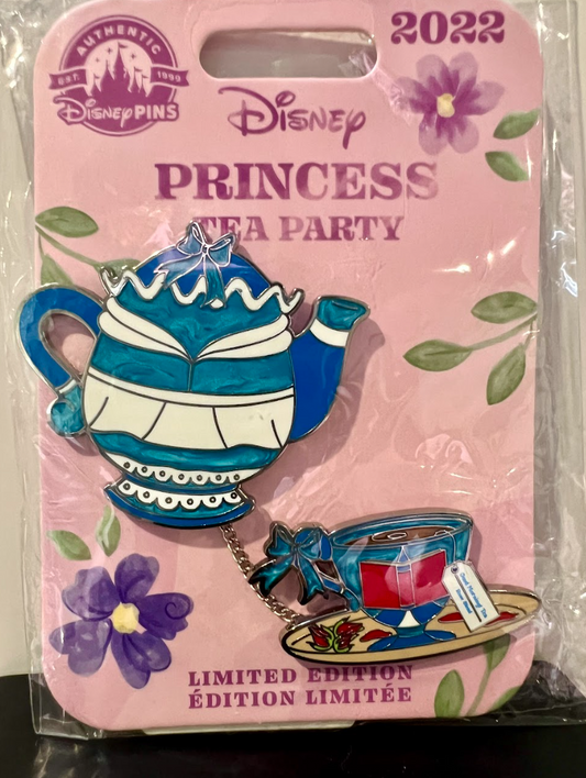 Disney Princess Tea Party Beauty and the Beast Belle Completer Pin