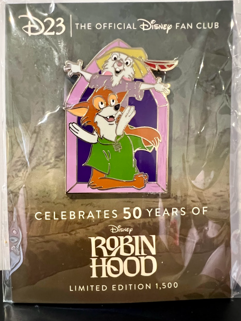 D23 Robin Hood and Skippy 50th Anniversary Pin