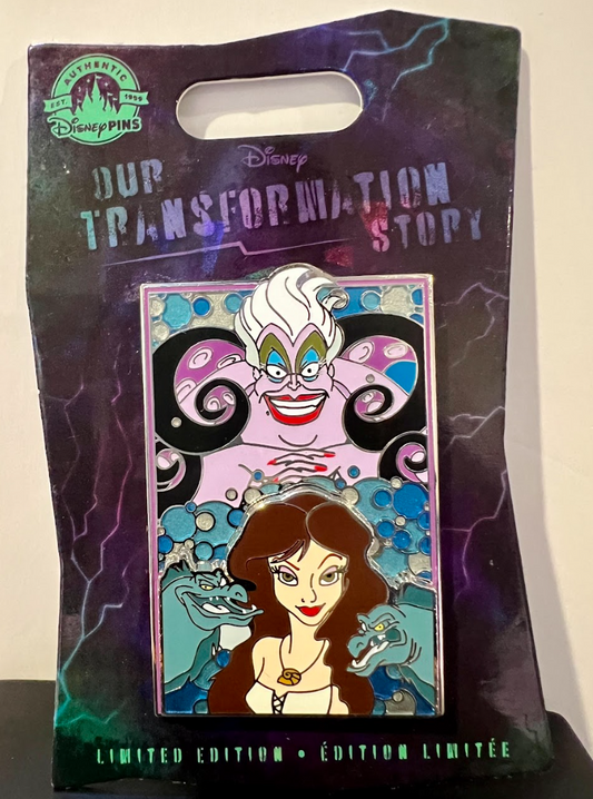 Disney Our Transformation Story Ursula and Vanessa Pin