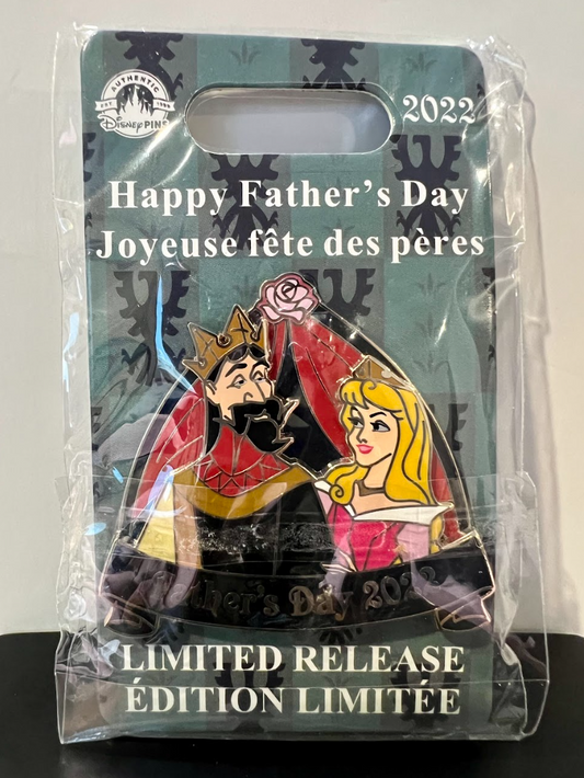 Disney Park Pins Happy Father's Day Sleeping Beauty Princess Aurora