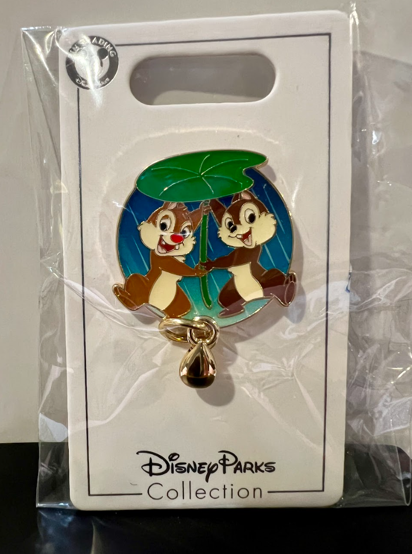 Disney Parks Chip and Dale Winter Pendant Pin