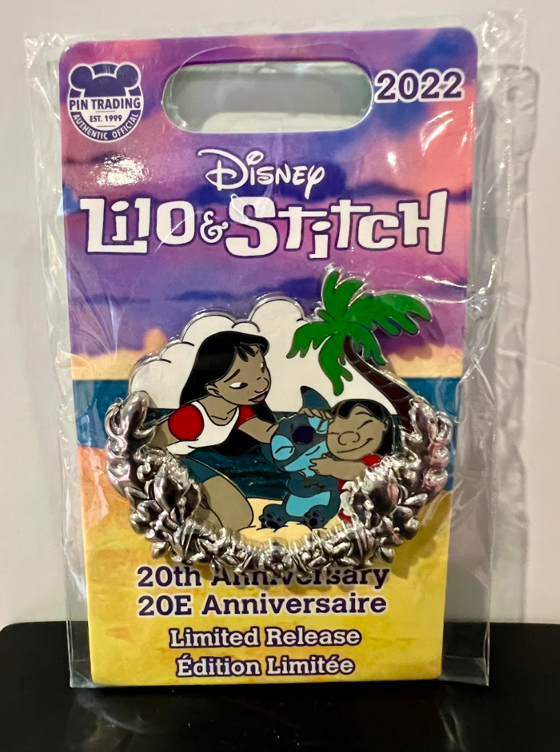 Lilo and Stitch 20th Anniversary Pin Lilo and Nani