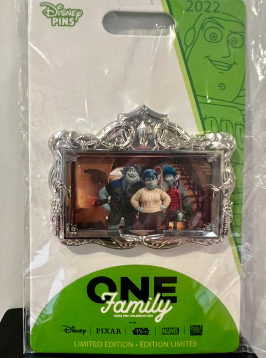 Disney One Family Onward Portrain Pin