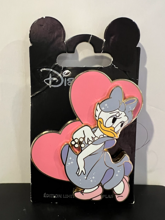 Daisy Valentine's Day Pin LE 700 Disneyland Paris