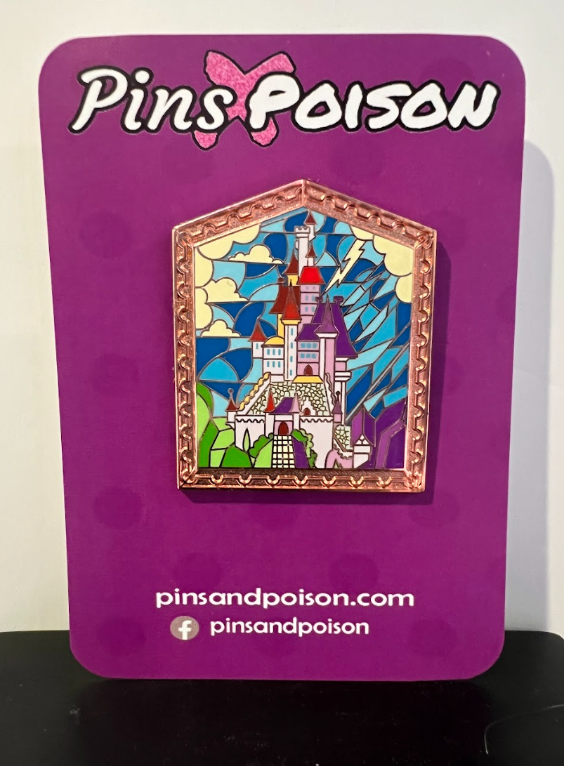 Beauty and the Beast Windows Of Love Mystery Pin - Castle