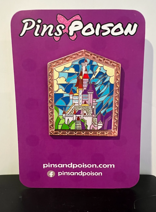 Beauty and the Beast Windows Of Love Mystery Pin - Castle