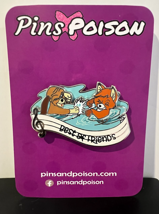 Disney One Family Fox and the Hound Best Of Friends Pin