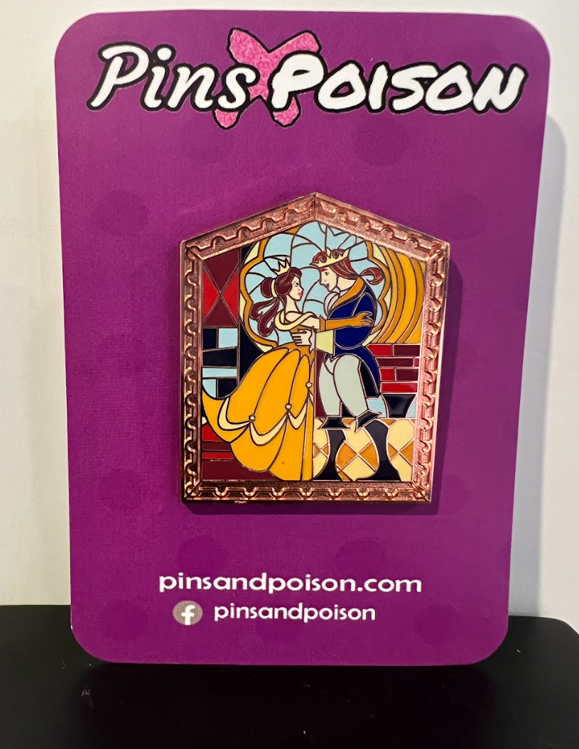 Beauty and the Beast Windows Of Love Mystery Pin - Wedding