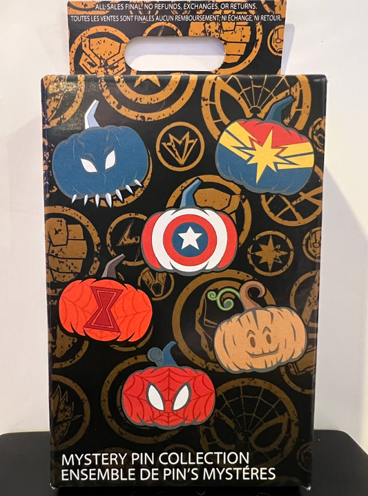 Marvel Character Jack O Lanterns Mystery Box Sealed 2 Pins