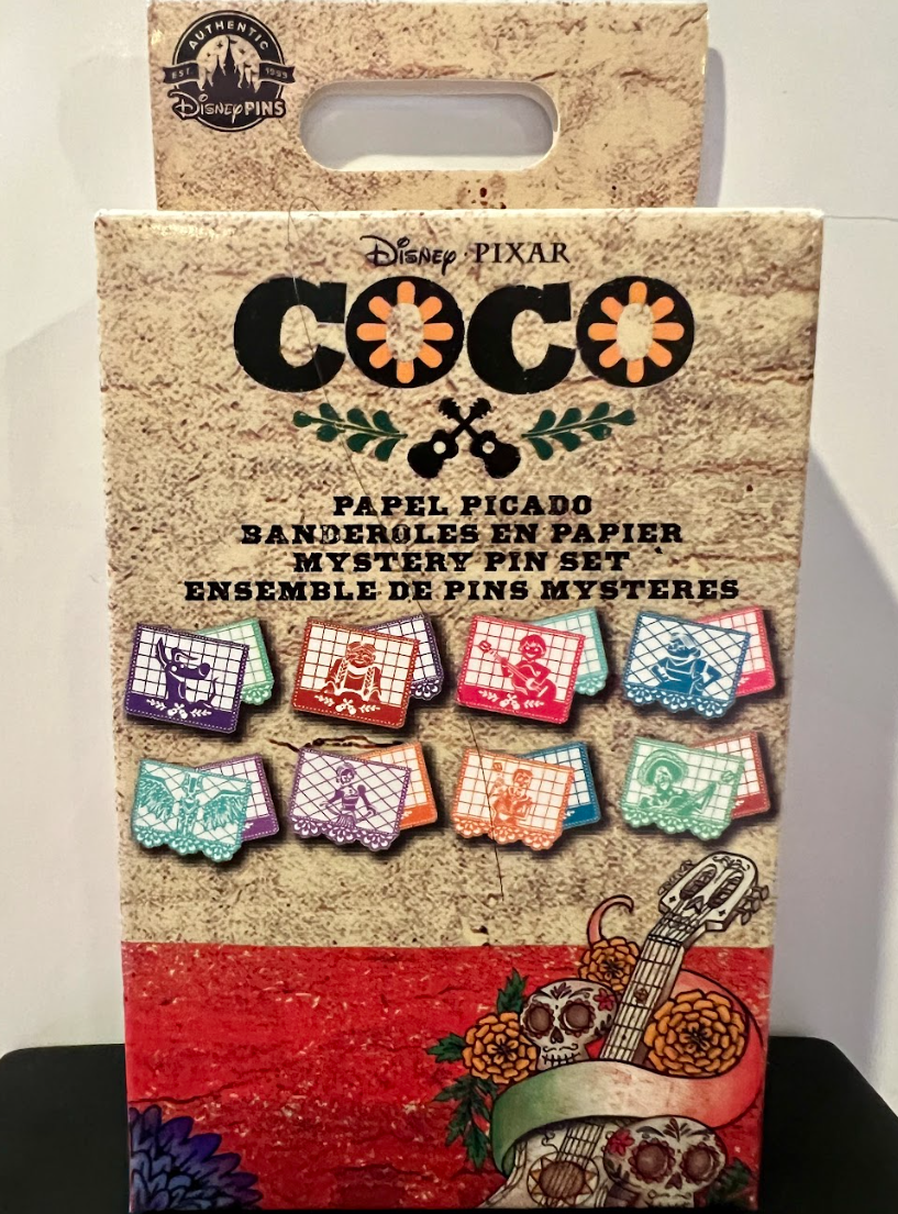 Disney Parks Coco Papel Picado Mystery Pin Set Sealed 2 Pins