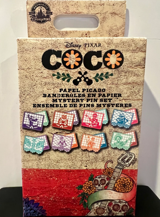 Disney Parks Coco Papel Picado Mystery Pin Set Sealed 2 Pins